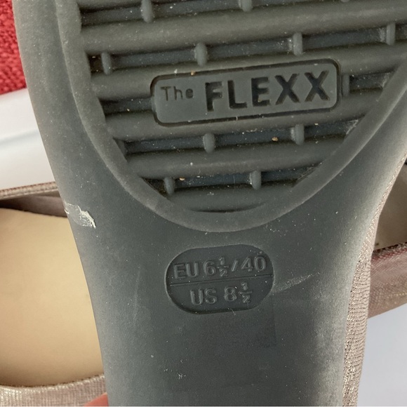 The Flexx Bon Bon Medallion Ballet Flats Leather 8.5 - Picture 7 of 7